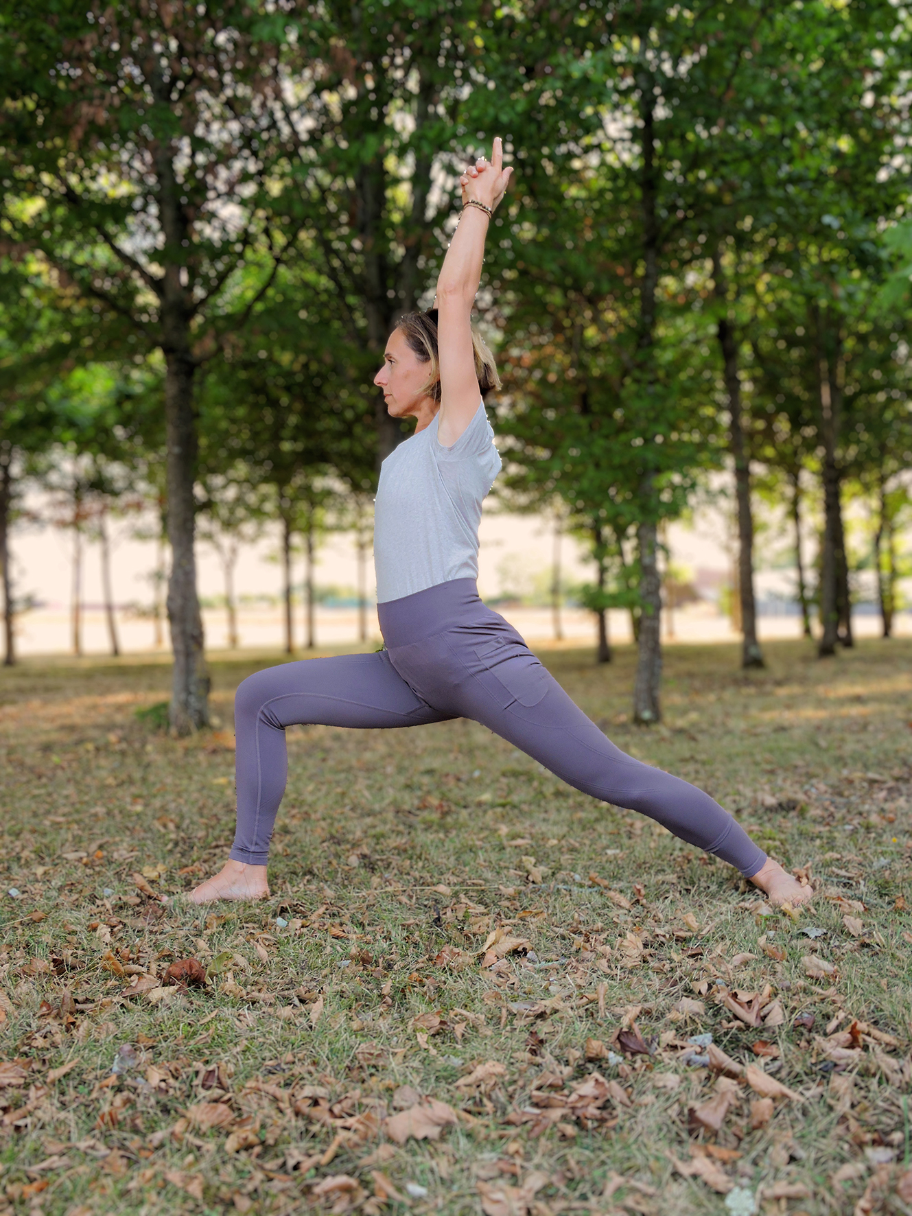 Le Moment Yoga, parc de Dracy, Givry, Bourgogne